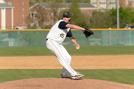A.J. Battista threw four innings during Potomac State's sweep over Marietta Wednesday afternoon.